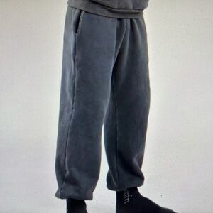 Men's Gray Fleece Joggers - Comfortable Everyday Sweatpants
